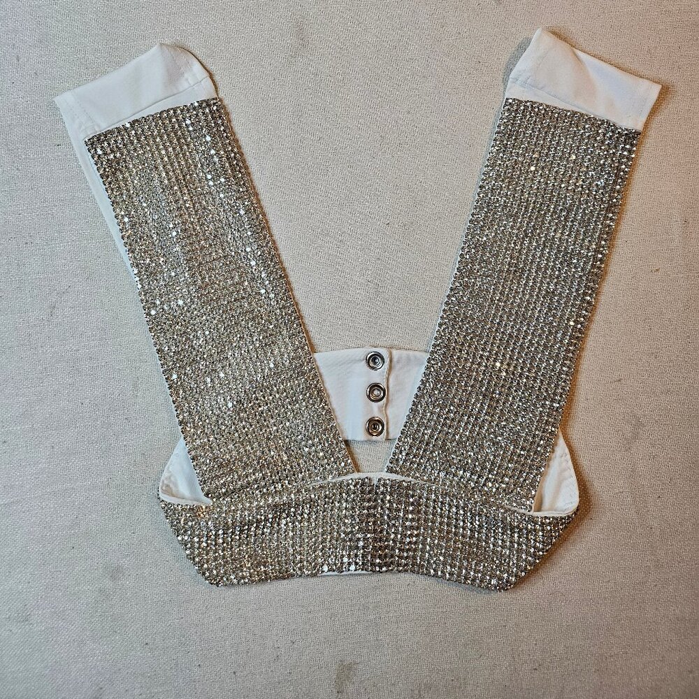 Geebin Flores Rhinestone Top - Size M - Picture 3 of 10